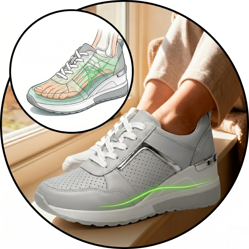 Foot-Shaped Toe Box, Toes Spread Naturally